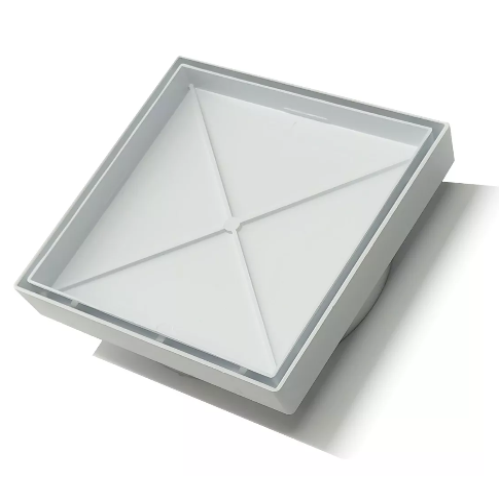 Ralo Invisível Branco de 150mm Ultra